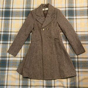 Victorian Trading Company Hopeless Romantic hounds tooth, corset coat XS